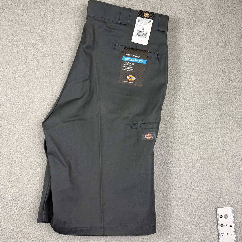 Dickies Work Short‎ Relaxed Fit Charcoal Gray 13 Inch Inseam Men Size 42